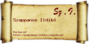Szappanos Ildikó névjegykártya