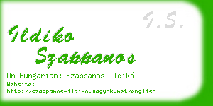 ildiko szappanos business card