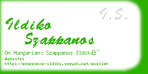 ildiko szappanos business card